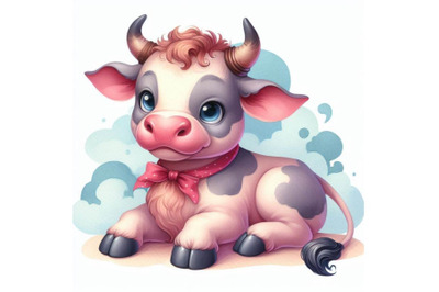 cartoon a bull