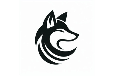 Fox head logo minimal modern i