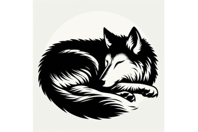 sleeping wolf