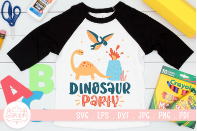 Dinosaur Kid T-Shirt Design | Dino SVG