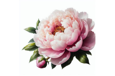 01 Delicate  pink peony