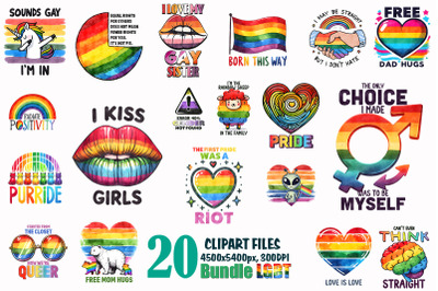 LGBT Sublimation Designs Bundle