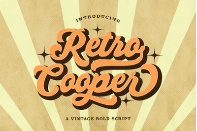 Retro Cooper - Vintage Bold Script