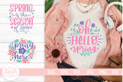 Spring Quotes SVG Cut File