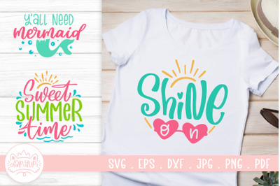 Summer Quotes SVG Cut File