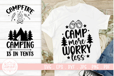 Camping Quotes SVG Cut File