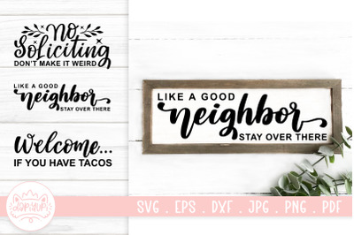 Signs Quotes SVG Cut File