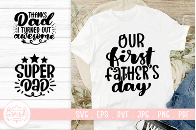 Fathers Day Quotes SVG Cut File