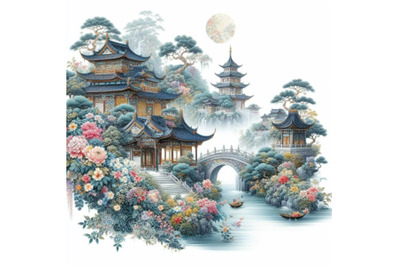 Chinese beautiful decorative artwork