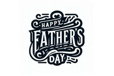 Lettering for Father`s day greeting card, great