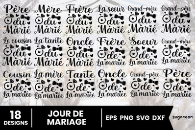 French Wedding Quotes SVG Bundle