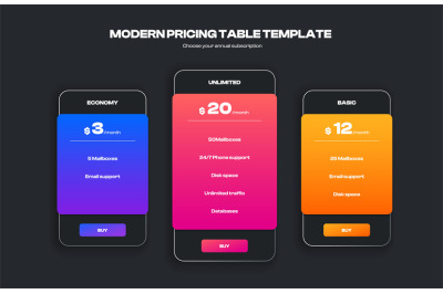 Comparison table. Modern infographic template for product feature comp