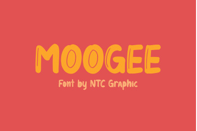 MOOGEE Playful Font