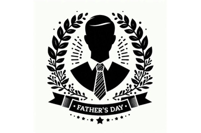 Father`s Day banner, greeting card with ne