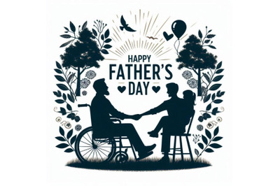 Happy father`s day design