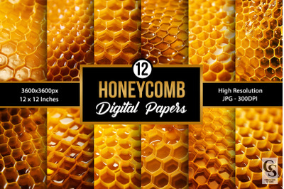 Honeycomb Background Digital Papers