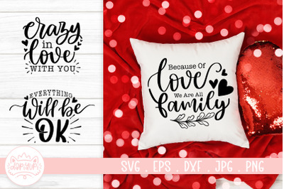 Love Quotes SVG Cut File