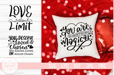 Love Quotes SVG Cut File