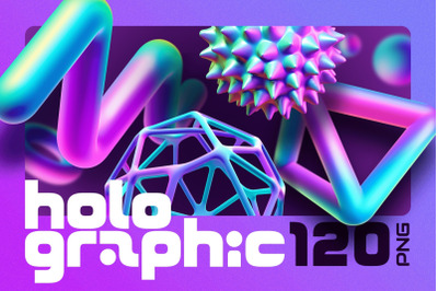 3D Holographic Shapes Collection