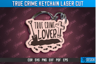 True Crime Keychain | Criminal Show | Detective | CNC File