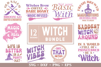 Witch Svg Design Bundle