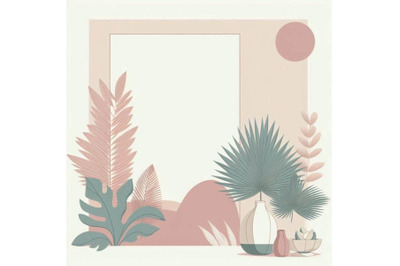 Minimal tropical art