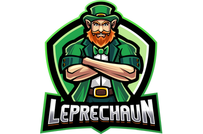 Leprechaun esport mascot logo design