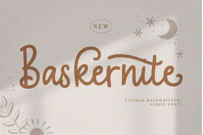 Baskernite - Natural Handwriting