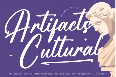 Artifacts Cultural - Modern Bold Script