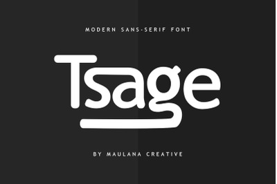 Tsage Display Font