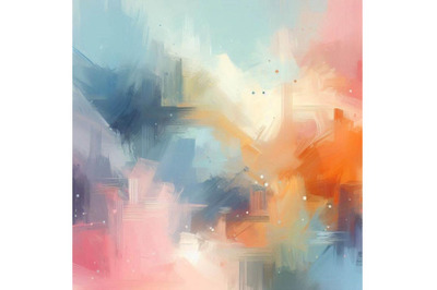 Abstract colorful brushstrokes background