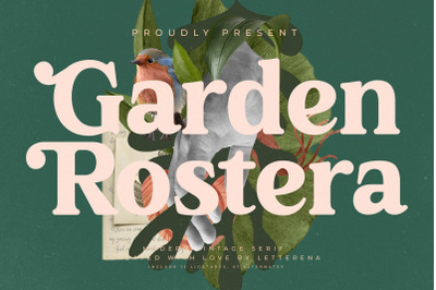 Garden Rostera - Modern Vintage Serif