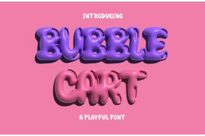 Bubble Cart Font