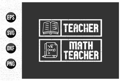 Teacher Typographic Quotes T-Shirt Design