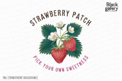 Strawberry Fruit PNG Sublimation