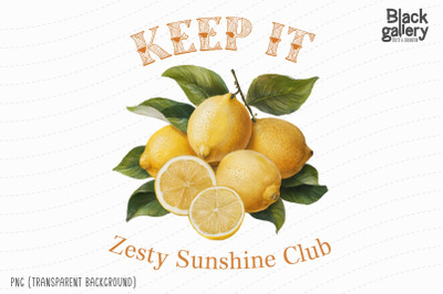 Zesty Fruit PNG Sublimation