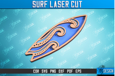 Surf Laser Cut | Wooden Surfboards | 3D Surf Design | Summer Design