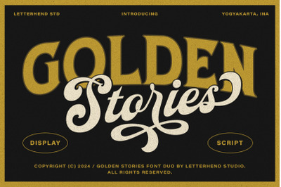 Golden Story - Duo Vintage Typeface