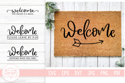 Doormats Quotes SVG Cut File