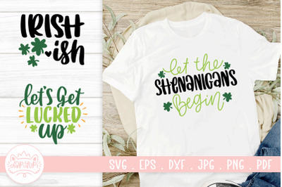 St Patricks Day Quotes SVG Cut File