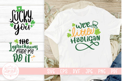 St Patricks Day Quotes SVG Cut File