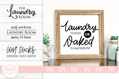 Laundry Signs Quotes SVG Cut File