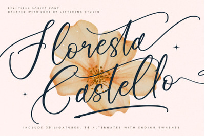 Floresta Castello - Beautiful Script Font