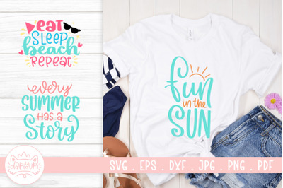 Summer Quotes SVG Cut File