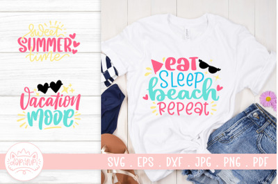 Summer Quotes SVG Cut File