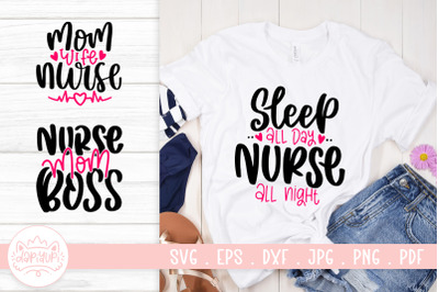 Nurses Quotes SVG Cut File