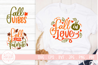 Fall Season Quotes SVG Cut File