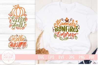 Fall Season Quotes SVG Cut File