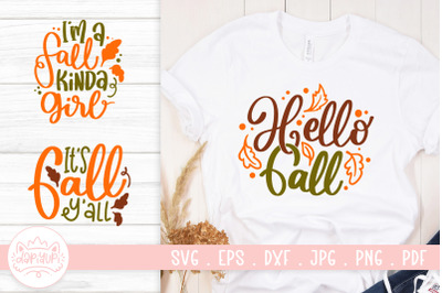 Fall Season Quotes SVG Cut File