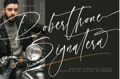 Roberthone Signatera - Modern Signature Script